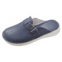 Saboti medicali dama din piele naturala bleu Med-Line RSY04BLEU
